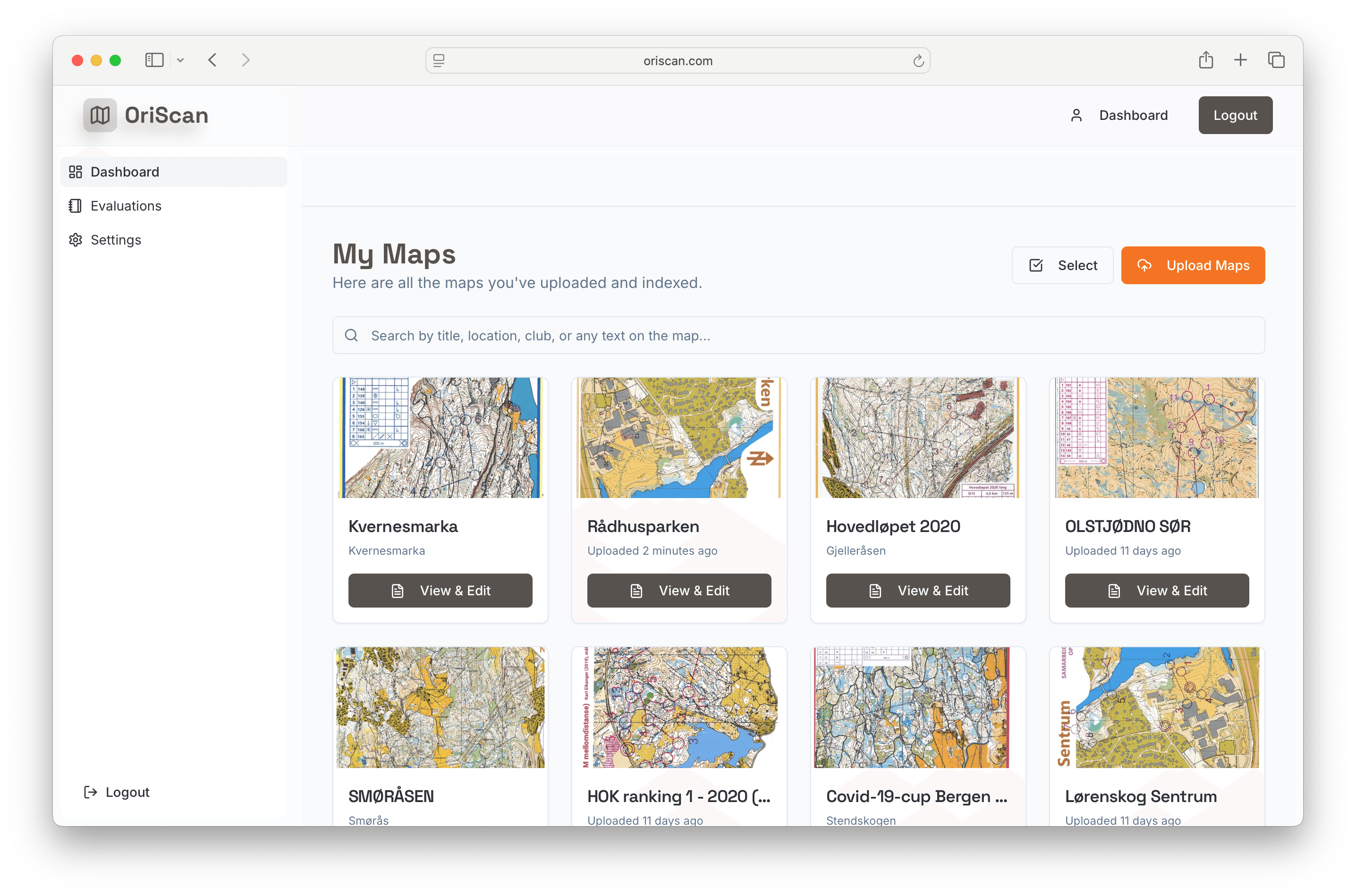 Dashboard preview